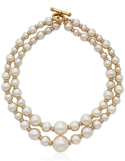 faux pearls chanel